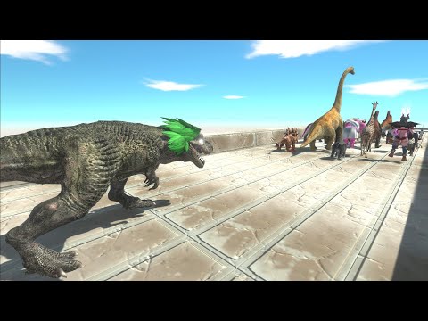Trying to escape from JOKER T-REX - Animal Revolt Battle Simulator