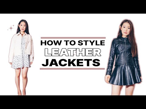 Irresistible Leather Jacket Outfit Ideas! 💝