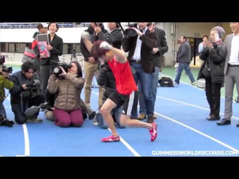 Guinness World Records Day 2013   Fastest 100m on All Fours