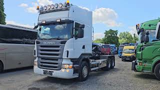 Scania R500LB6X2 HHZ V8 Blatt/Blatt ROBSON 6x4 3 Pedals haakarm vrachtwagen | Foto 4 - Autoline