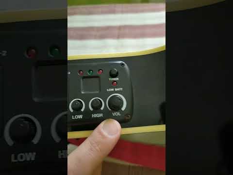 electric acoustic guitar controls explained