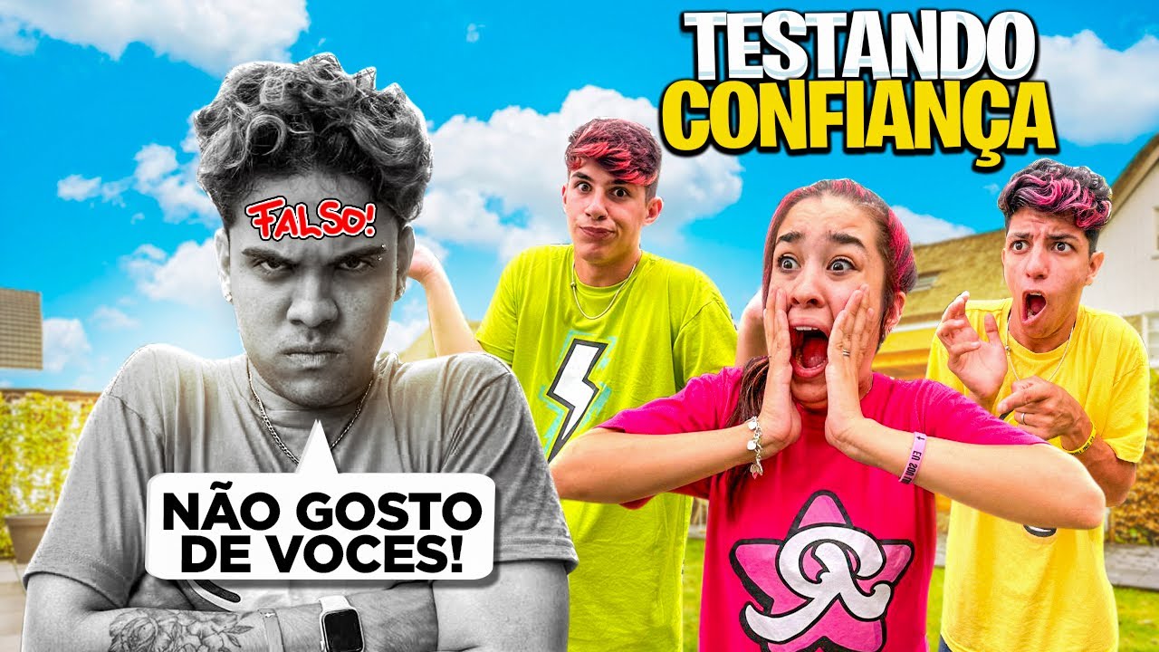 TESTANDO A CONFIANÇA DO MEU MELHOR AMIGO *deu ruim ?