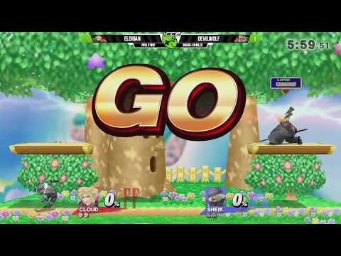 CCE:Subspace - Eldigan (Marth, Cloud) Vs. DevilWolf (Sheik) - Pools - Smash 4 Singles