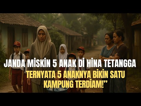 “‘Anakmu Cuma Beban!’ Tetangga Menghina—Lalu 5 Anak Janda Itu Bikin Semua Tertegun”