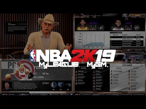 NBA 2K19 MYGM/MYLEAGUE FULL DETAILS (NEW ALL-STAR GAME, PLAYER MENTORSHIPS & MYGM STORYLINE!!!)