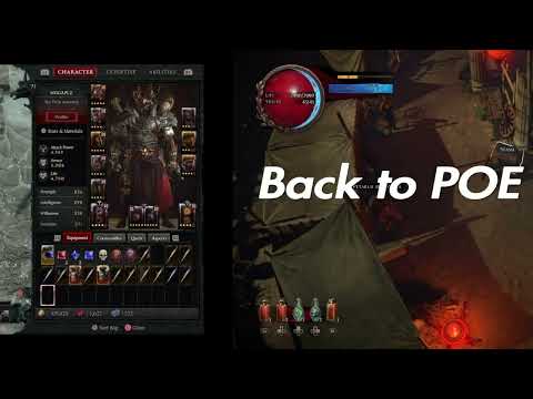 Diablo 4 Fans looking to leave for PoE... Let's take a look at the two.