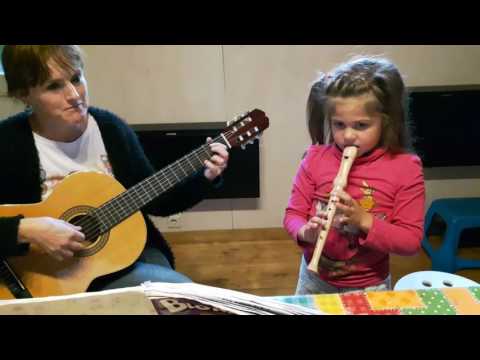 Old MacDonald had a farm op blokfluit