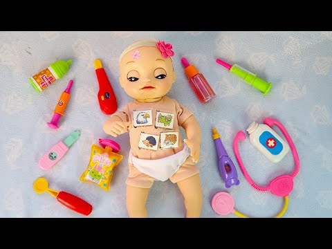 #Куклы ОСМОТР НА ДОМУ Пупсика Оли Мультик для детей Игрушки для девочек Мама и дочка
