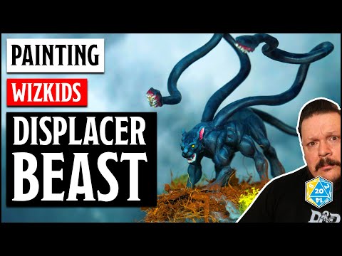 How to paint a Displacer Beast | Nolzur's Marvelous Miniatures/Wizkids | Boxes of Shame