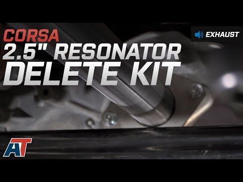 2015-2016 F150 Corsa 2.5" Resonator Delete Kit 5.0L Sound Clip & Install