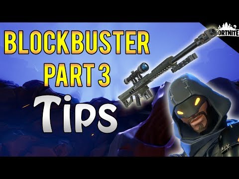 FORTNITE - Blockbuster Part 3 Quest Tips And Rewards (New Obliterator Sniper And Double XP) Video