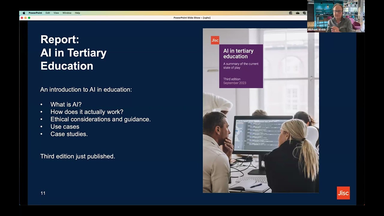 Navigating opportunities and challenges of AI: Jisc’s national centre for AI in tertiary education