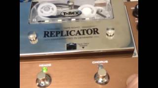 Video thumbnail for DinSync RE-303 into T-Rex Replicator by phono1337