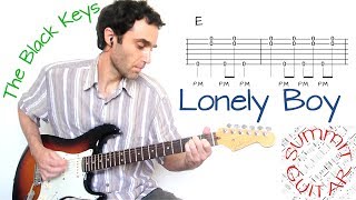 The Black Keys - Lonely Boy - Guitar lesson / tutorial / cover with tablature