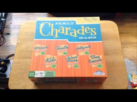 Family Charades In-A-Box Compendium Unboxing - YouTube