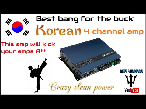 Crazy cheap Korean 4 channel amp dyno  Soundstream RN4 1400D