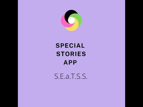 Screenshot of video: Special Stories App