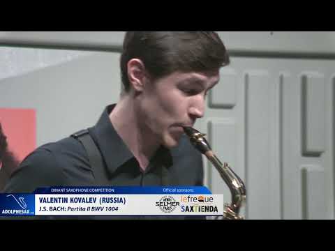 Valentin Kovalev (Russia) - Partita II by J.S.Bach (Dinant 2019)