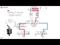 An Automated Pneumatic System with manual toggle switch