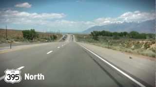 preview picture of video 'Driving U.S. Route 395 North through California State from Lone Pine. Time Lapse'