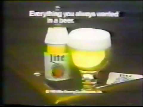1981 Miller Lite beer commercial. Featuring John Madden.