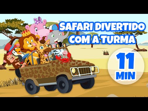 Safari Divertido com a Turma - Giramille 11 min | Desenho Animado Musical