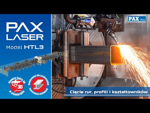PAX LASER model HTL3 dedykowany dla wytwórców konstrukcji stalowych