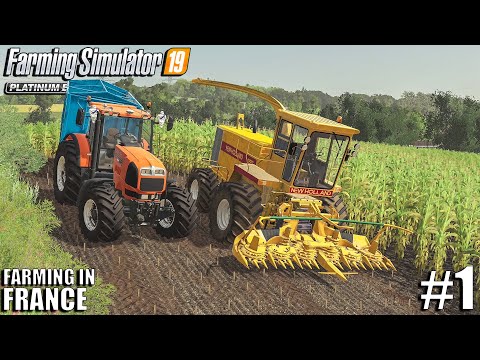 Cutting Silage | Farming in Les Chazets | Farming Simulator 19 | #1