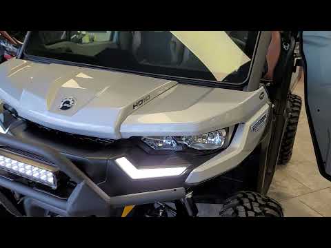 15" Dual Row Lightbar mounted on the Can-Am front bumper of a Defender. It looks soooo good!
