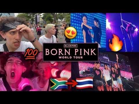 SOUTH AFRICANS GO TO A BLACKPINK CONCERT FOR THE FIRST TIME !!! (Born Pink Bangkok Day 1 + 2 VLOG )