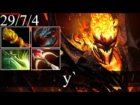PSG.LGD.y` - Shadow Fiend | Carry Gameplay Dota 2 Patch 7.31d