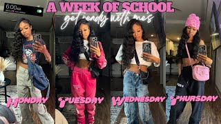 A WEEK OF SCHOOL GRWMS ✰: outfits, chit chats, practicing makeup, breakfast, mini vlog