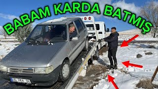 BABAM KARDA BATMIŞ ÇEKİCİYLE ONU KURTARMAYA GİTTİM ÇEKİCİDE BATIYODU