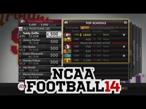 NCAA Football 14: Dynasty Recruiting In-Depth Breakdown
