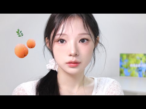 이슬 맺힌 살구 메이크업 *🍑◞･🌱 ˖