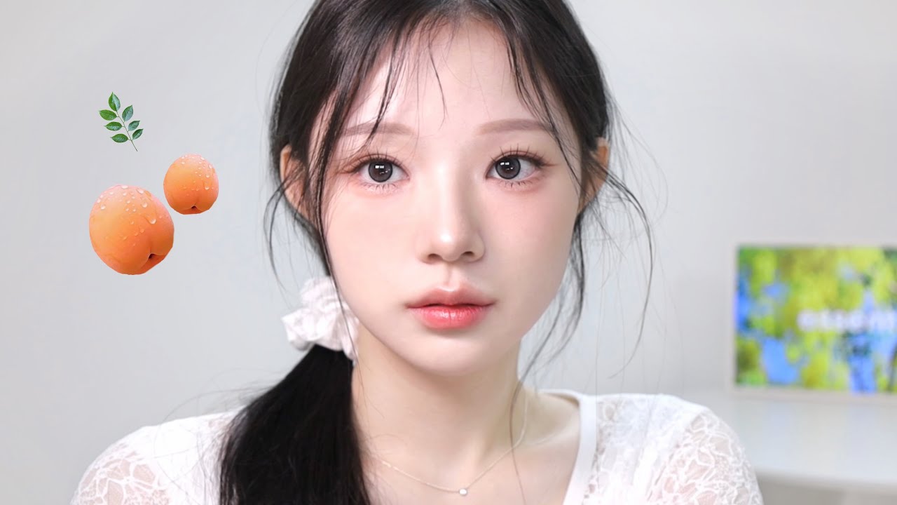 이슬 맺힌 살구 메이크업 *🍑◞･🌱 ˖
