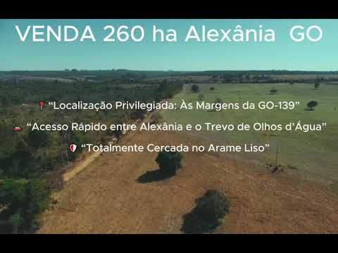 Fazenda 260 Hectares em Alexânia - GO | Porteira Fechada com Gado e Equipamentos | UEKI&ROSSI