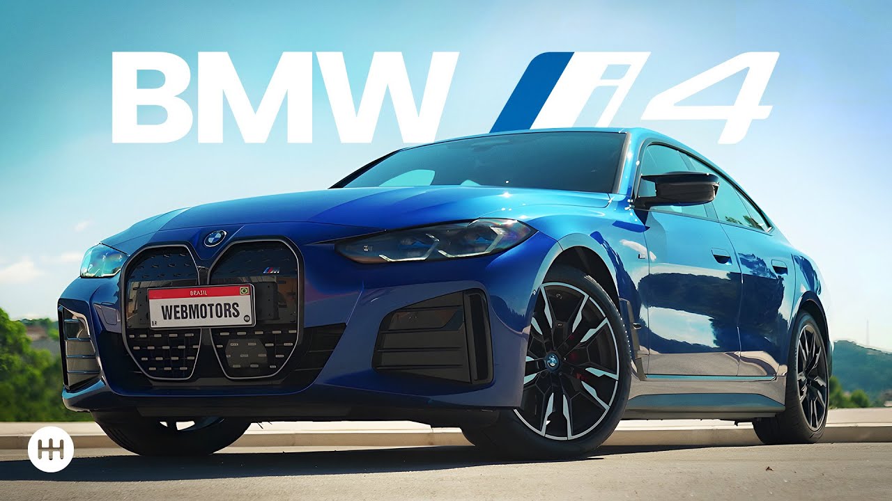 ELÉTRICO, ESPORTIVO E DIVERTIDO? 😱 O BMW i4 M50 impressiona com LUXO e TECNOLOGIA
