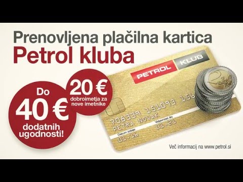 Petrol klub plačilna kartica zvestobe