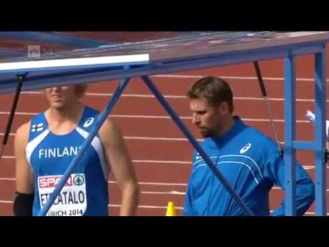 Men´s Javelin Throw Final European Championships Zürich, Switzerland 17.8.2014
