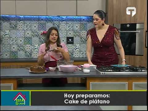 Hoy preparamos Cake de plátano