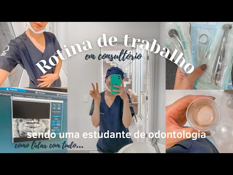 ROTINA de trabalho em consultório odontológico | ASB, estágio… 🦷