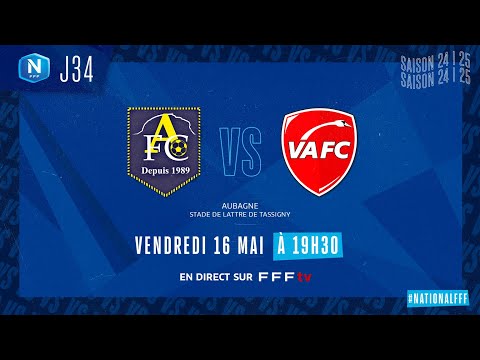 J34 I Aubagne FC vs Valenciennes FC en replay (0-3) I National FFF 2024-2025