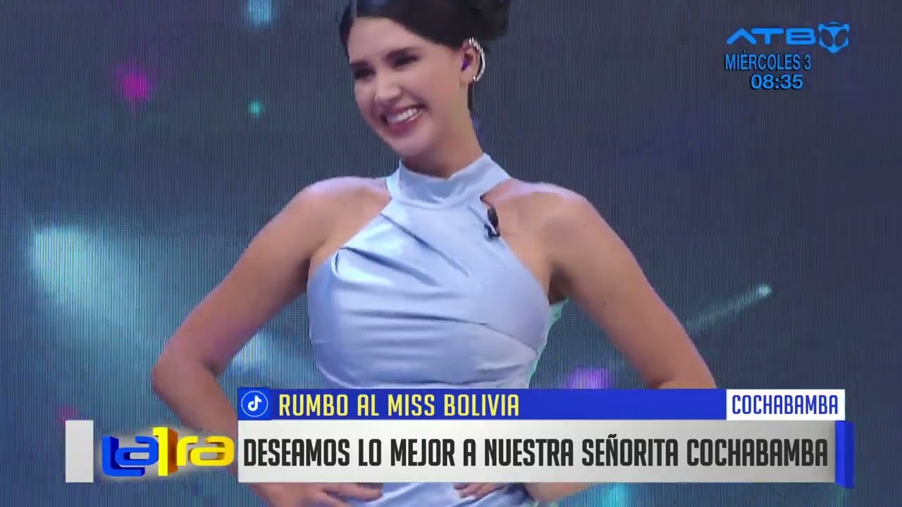 La presentadora de la red ATB Camila Buitrago participará en el Miss