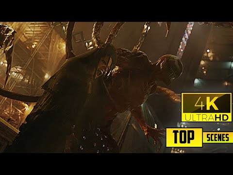 [4K] Venom: Let There Be Carnage - Venom VS Carnage Scene (2021)