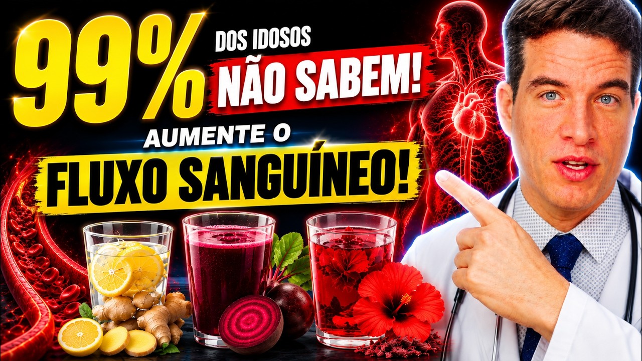 Depois dos 60, nunca mais beba água pura! Adicione isto para melhorar rapidamente o fluxo sanguíneo.