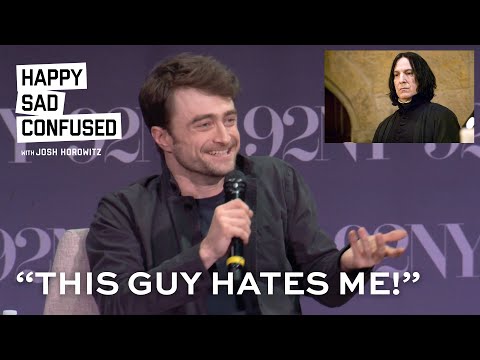 Daniel Radcliffe was very intimidated by Alan Rickman on HARRY POTTER