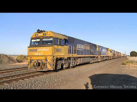 Pacific National 1MP2 Freight Train With Containers & Steel Wagons (5/11/2023) - PoathTV Railways