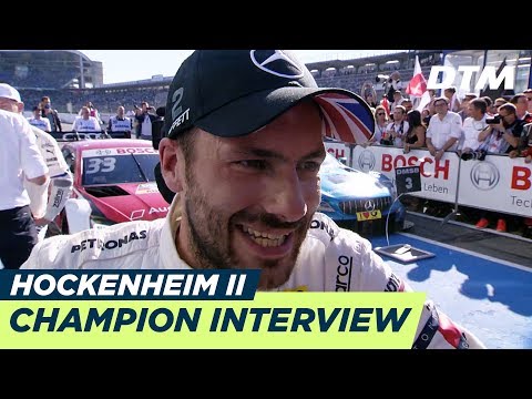 Gary Paffett - Champion Interview - DTM Hockenheim Final 2018