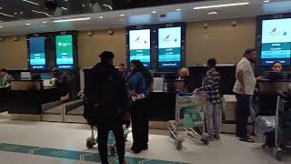 Srilankan Airlines Luggage Boarding Area to India #riyadh #saudiarabia #srilanka #india